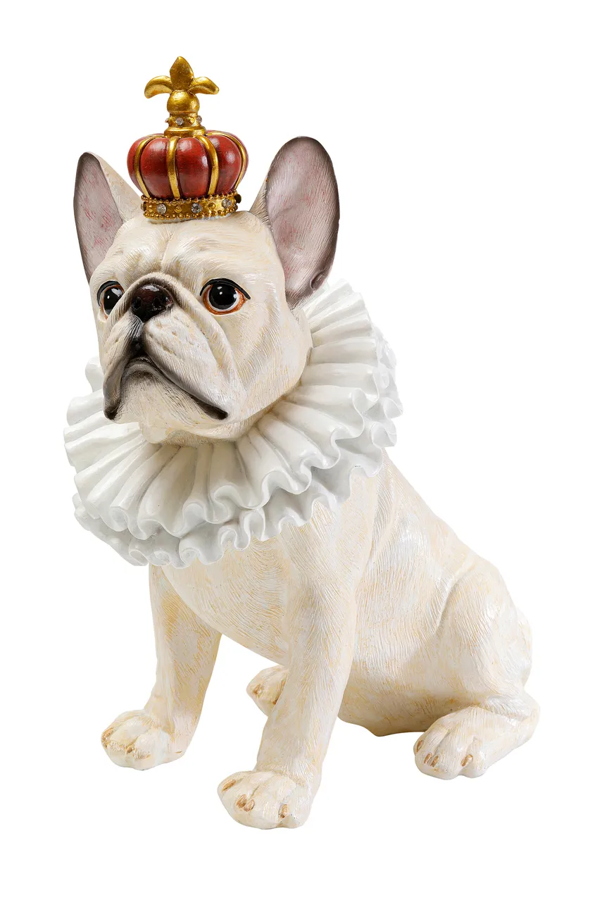 Figur "King Dog" Hund weiß hauptaufnahme