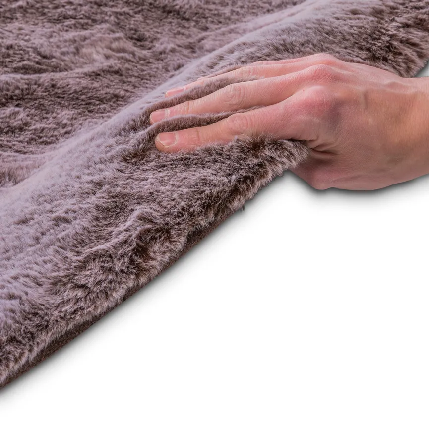 Fellteppich melange detail