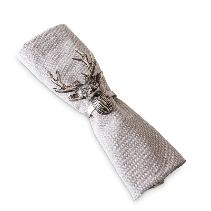 Serviettenring "Hirschkopf" detail