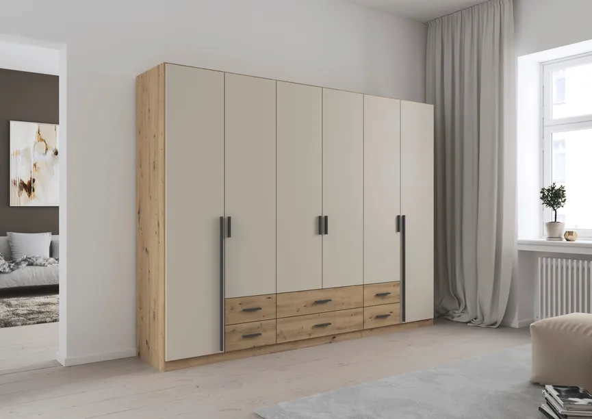 Drehtürenschrank 6-trg. milieu