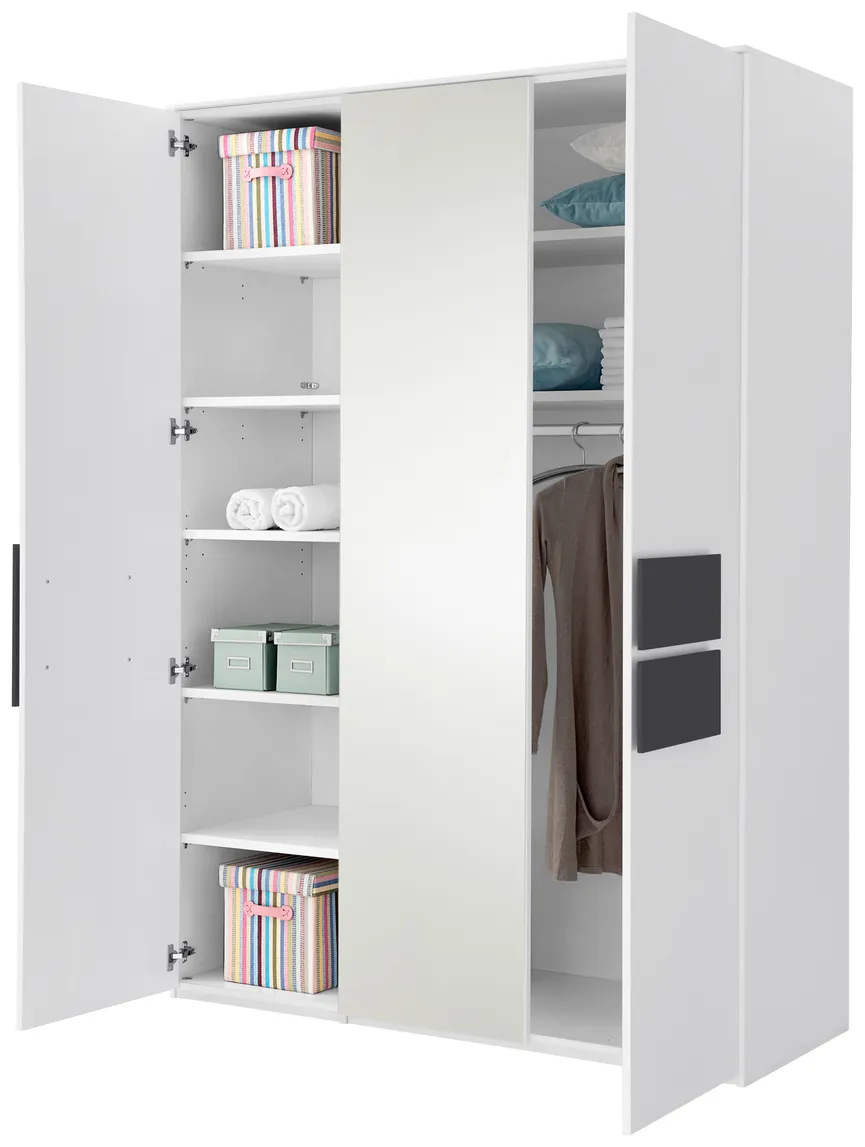 Kleiderschrank 3-trg. detail