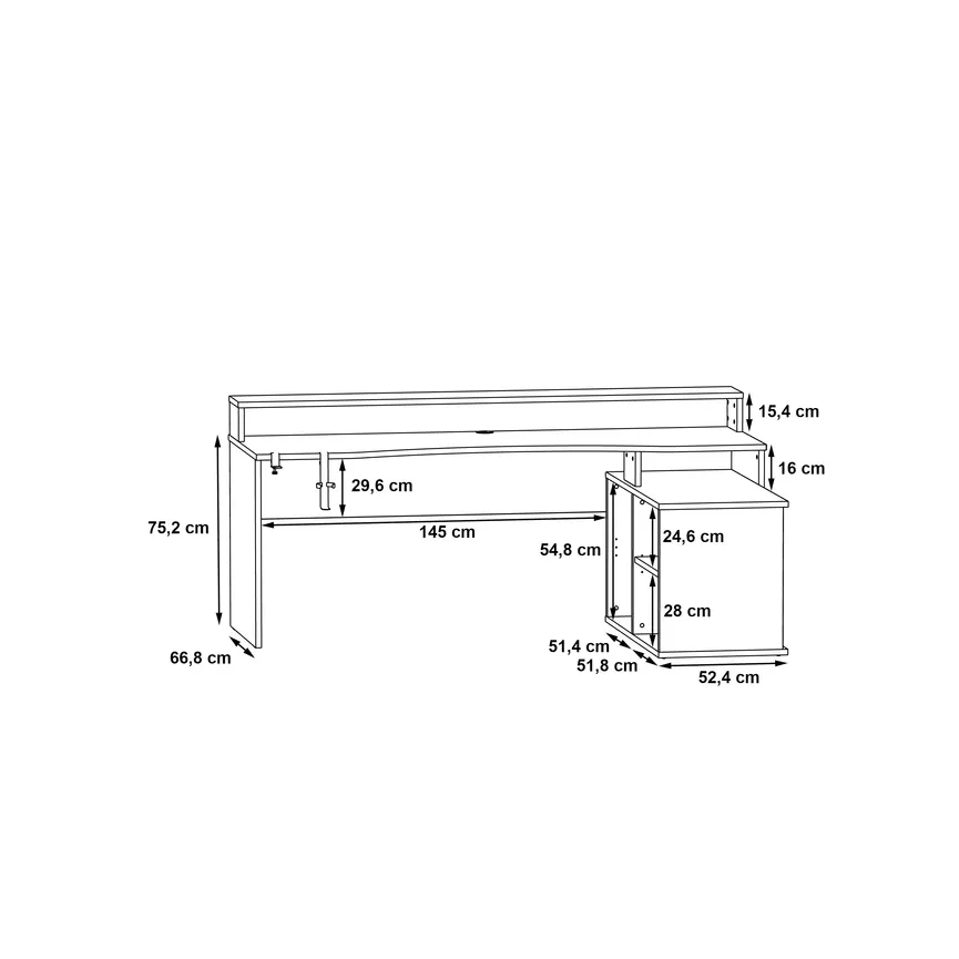 Schreibtisch Ayo detail