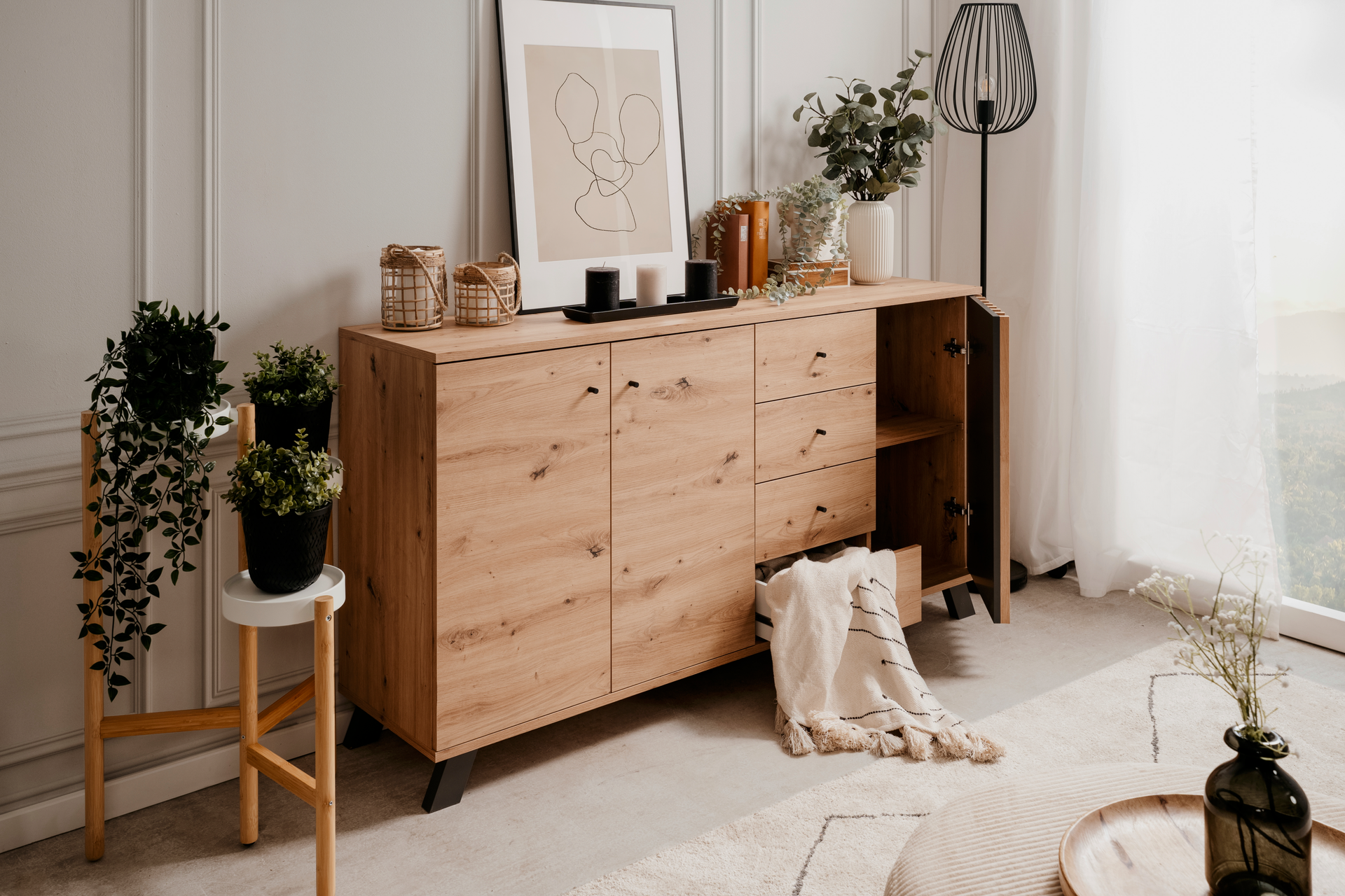 Sideboard 3T/4S detail