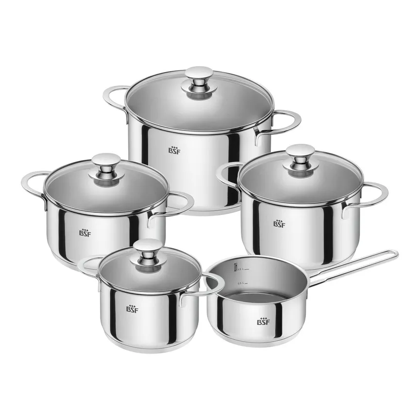 Topfset Bordeaux 5 tlg. hauptaufnahme