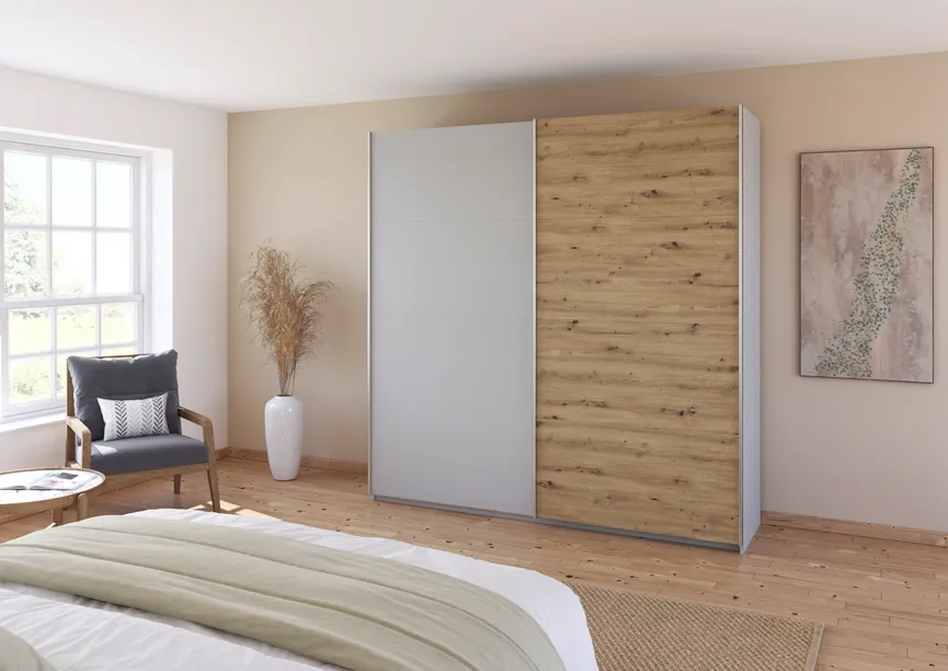 Schwebetürenschrank 2-trg. milieu