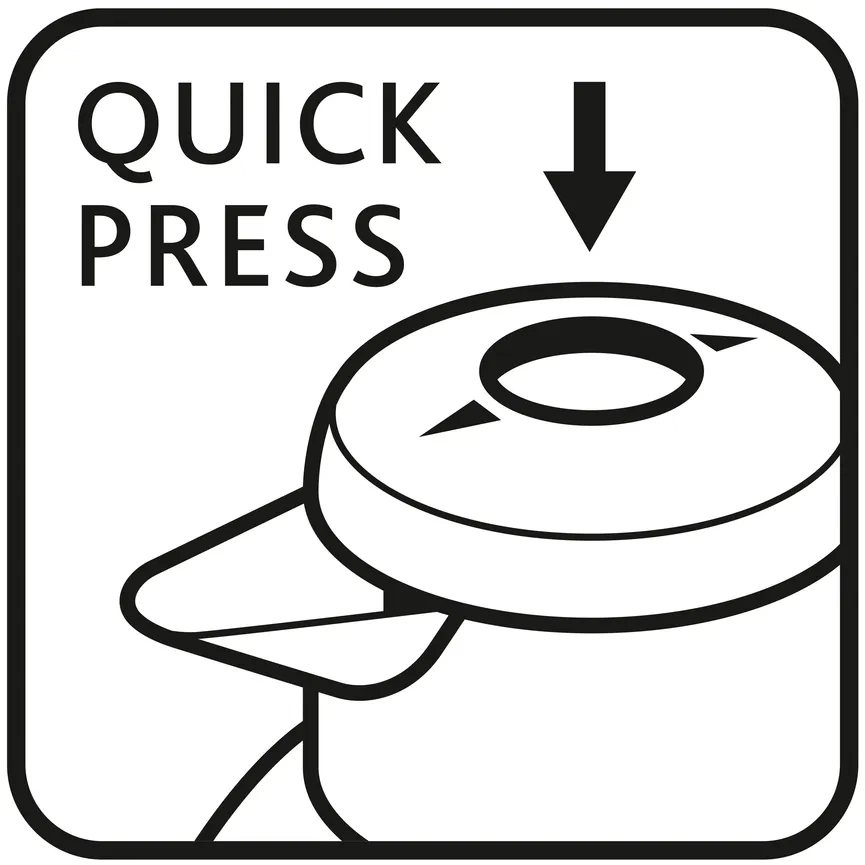 Isolierkanne Samba 1 l schwarz detail