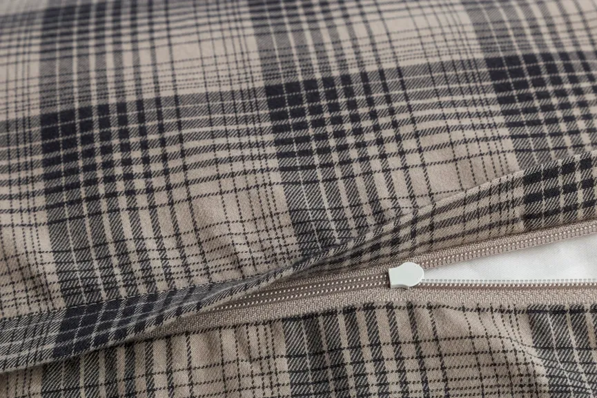 Flanell-Bettw.Soft Checks 155 detail