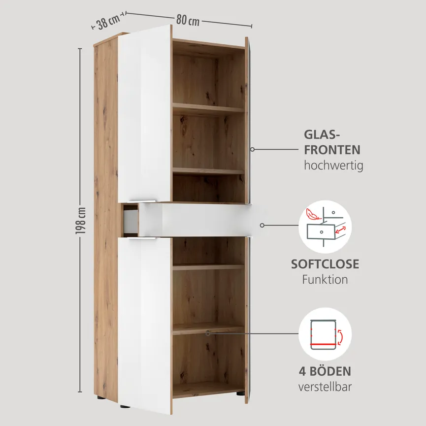 Büroschrank detail