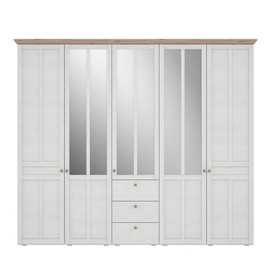 Drehtürenschrank 5-trg. material_farbe