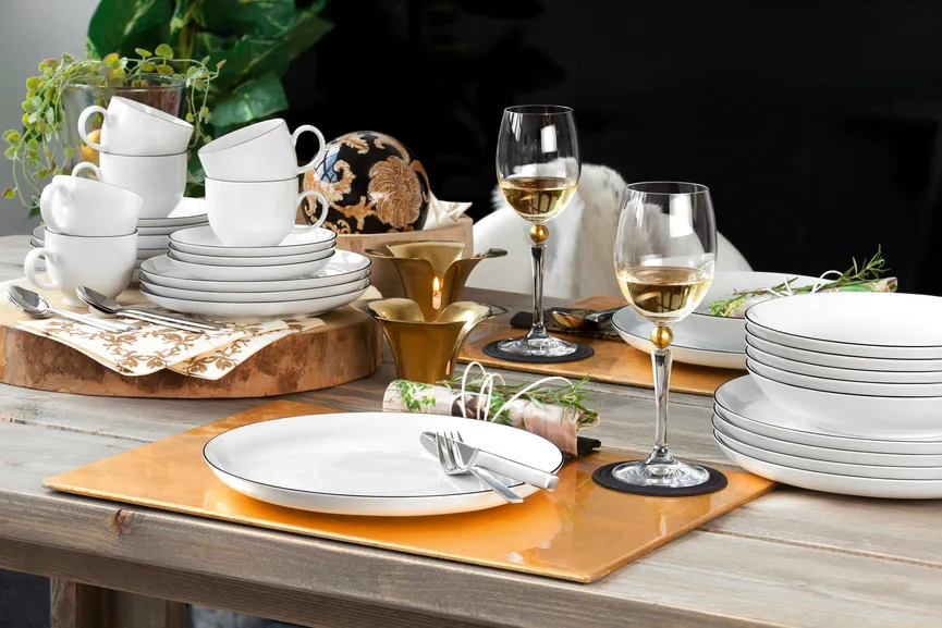 Suppenteller "Lido" weiß milieu