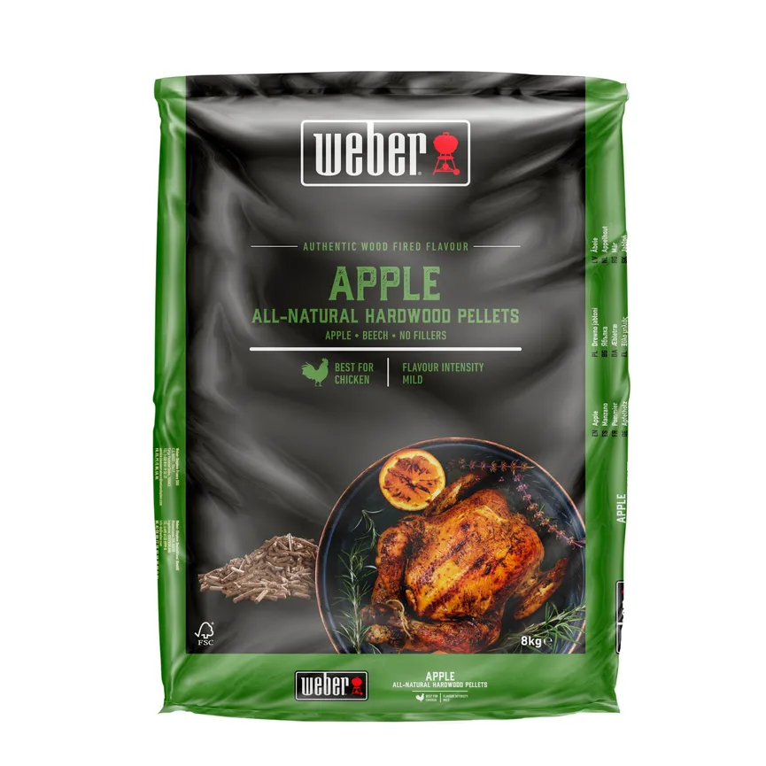 8kg SmokeFire Apfel Holzpellet detail