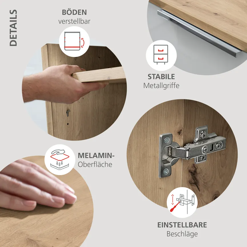 Büroschrank detail
