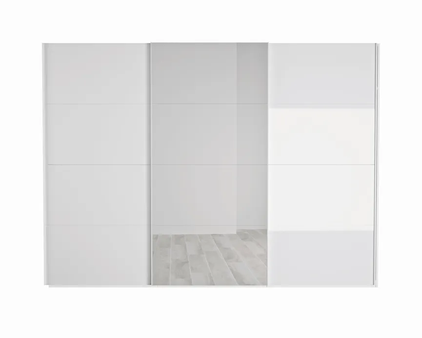 Schwebetürenschrank 3-trg. detail