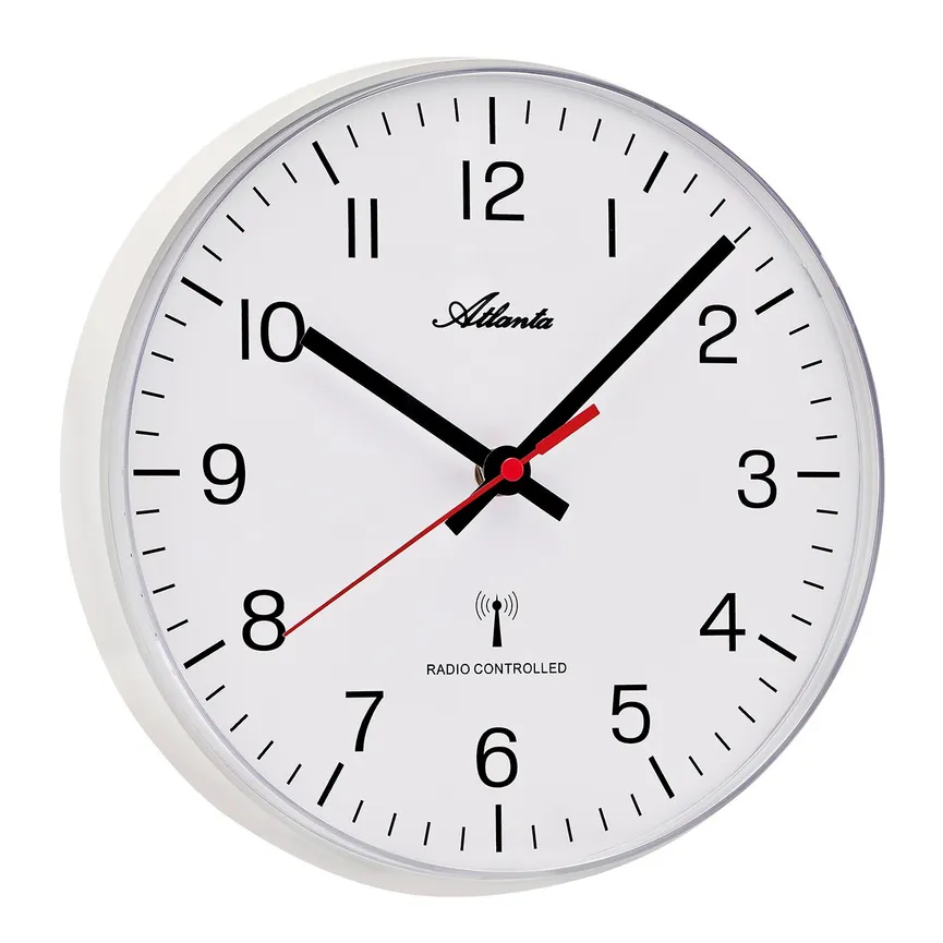 Funk-Wanduhr "Clear Line" material_farbe