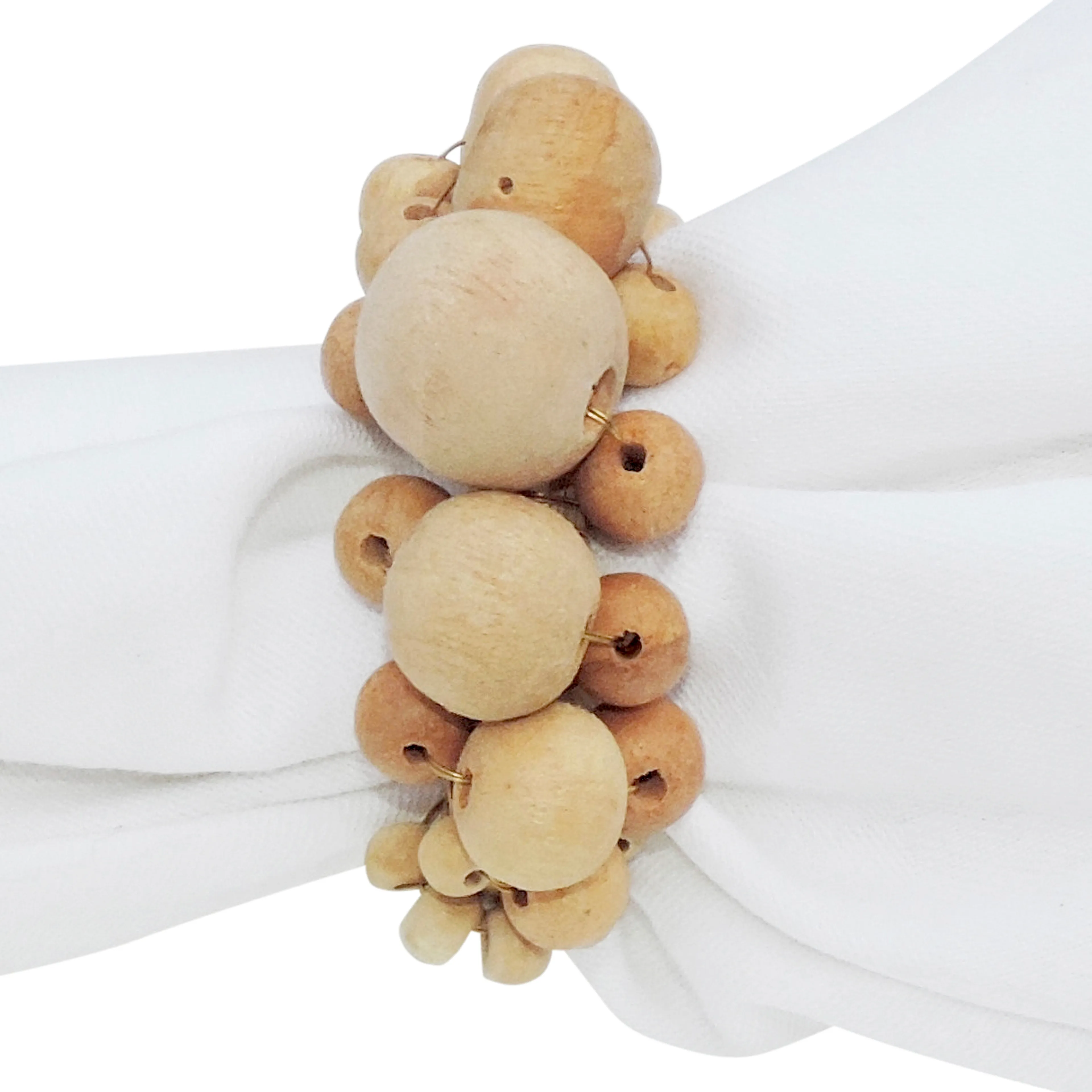 Serviettenring Wood Beads Ø 7 cm
