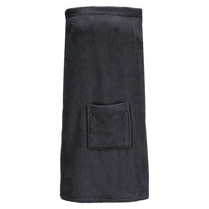 Vossen Saunakilt Grau Sarina 80 x 140 cm