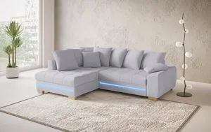 Ecksofa mit LED-Beleuchtung