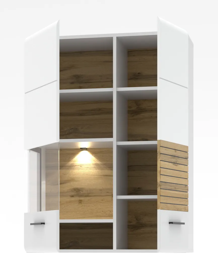 Hängevitrine detail