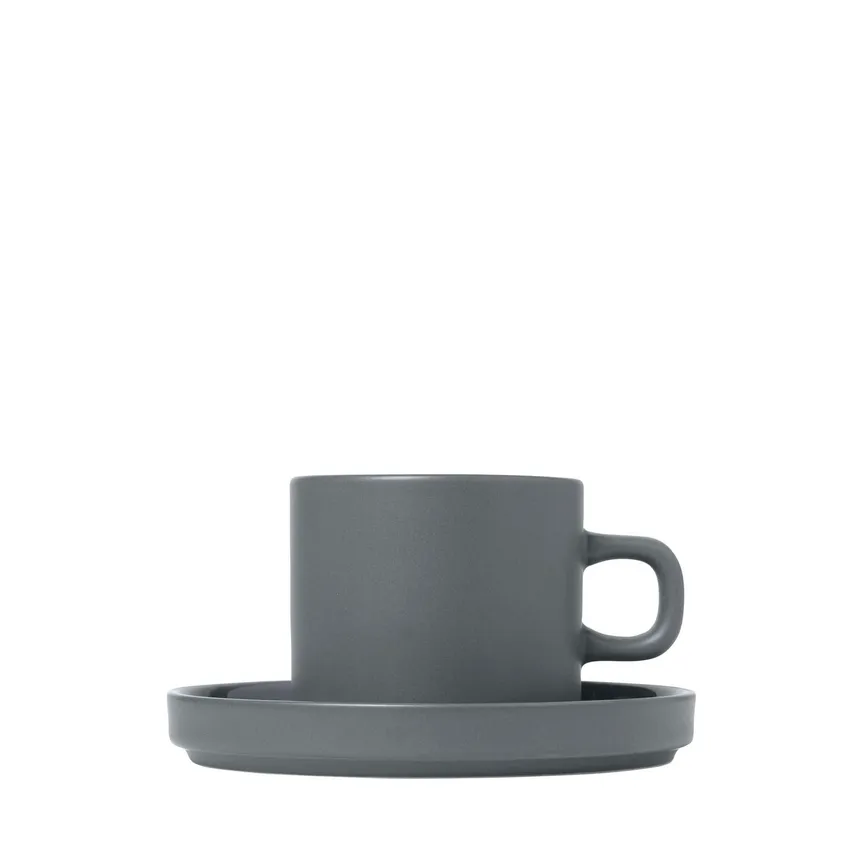 Kaffeetasse "Pilar" pewter hauptaufnahme