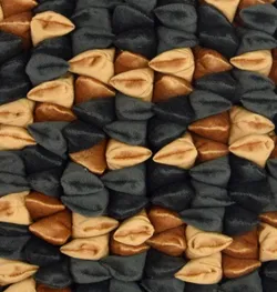 Gold / Schwarz material_farbe