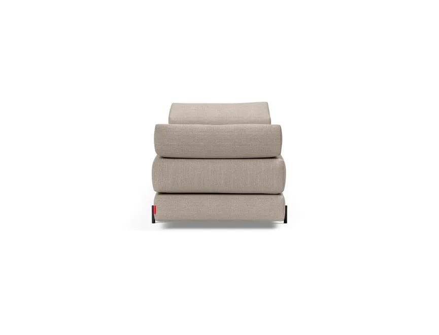 Klappsofa Indu schwarz detail