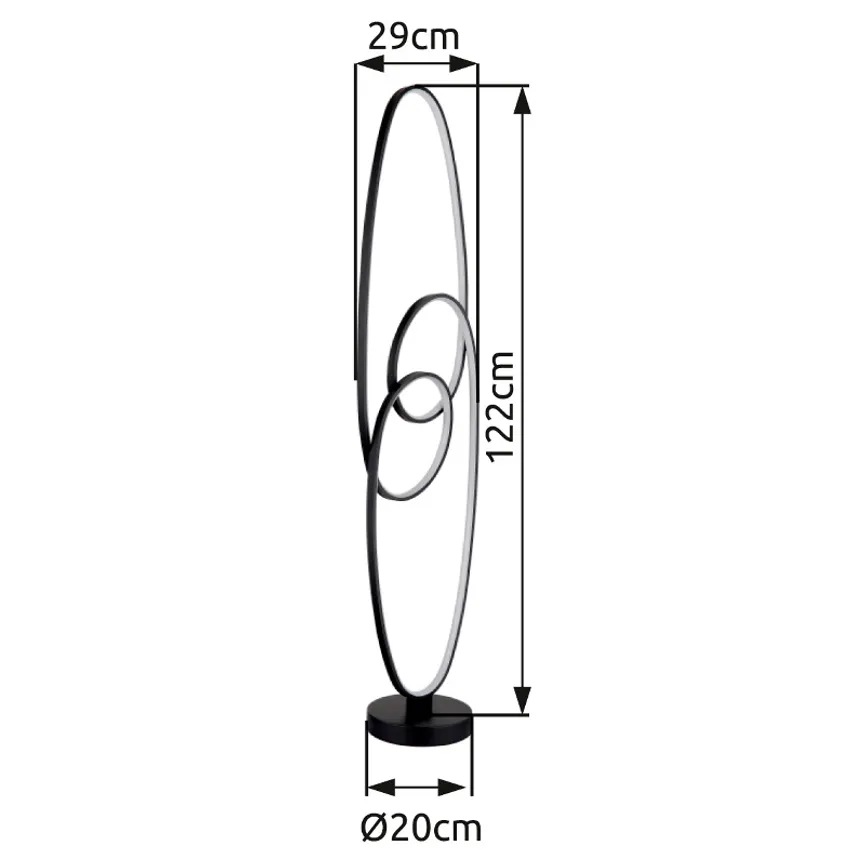 Stehleuchte "Spira" detail