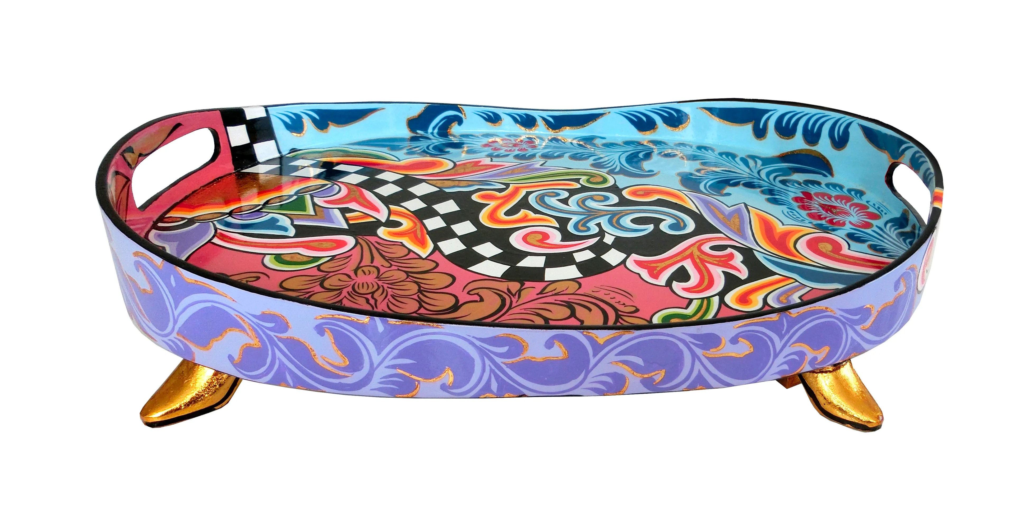 Deko-Tablett Oval