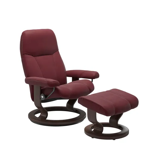 Sessel mit Hocker