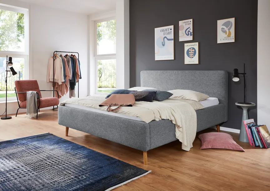 Polsterbett m. BK milieu