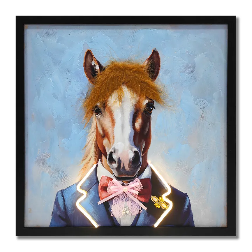 LED-Bild "George (Pferd)" hauptaufnahme