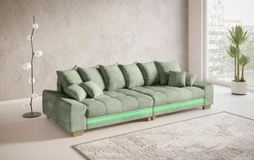 Bigsofa+LED+Soundsystem milieu