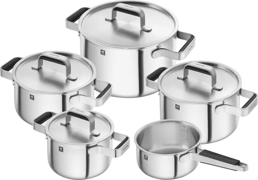 Topfset Pure 5tlg. Edelstahl hauptaufnahme