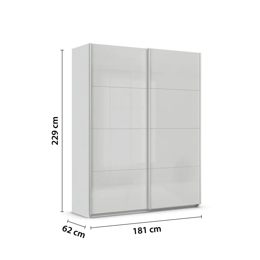 Schwebetürenschrank 2-trg. detail