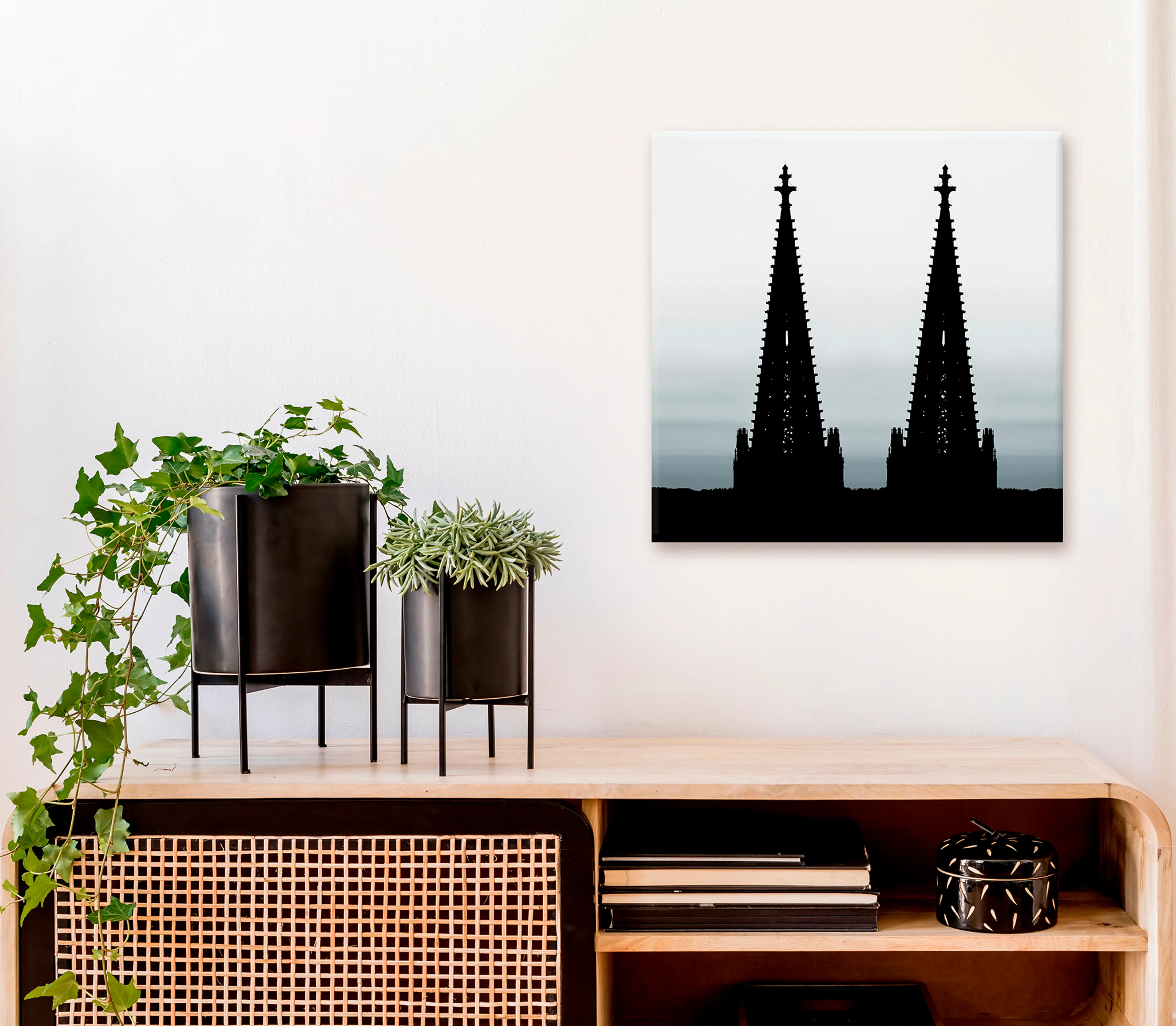 Wandbild 30 x 30 cm Cologne cathedral VII
