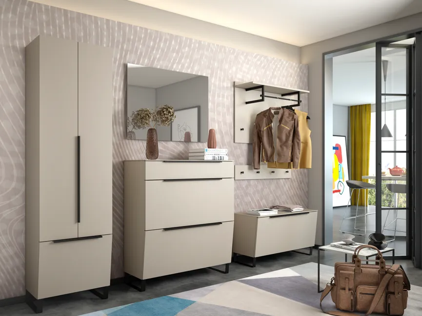 Stand-Schuhschrank milieu