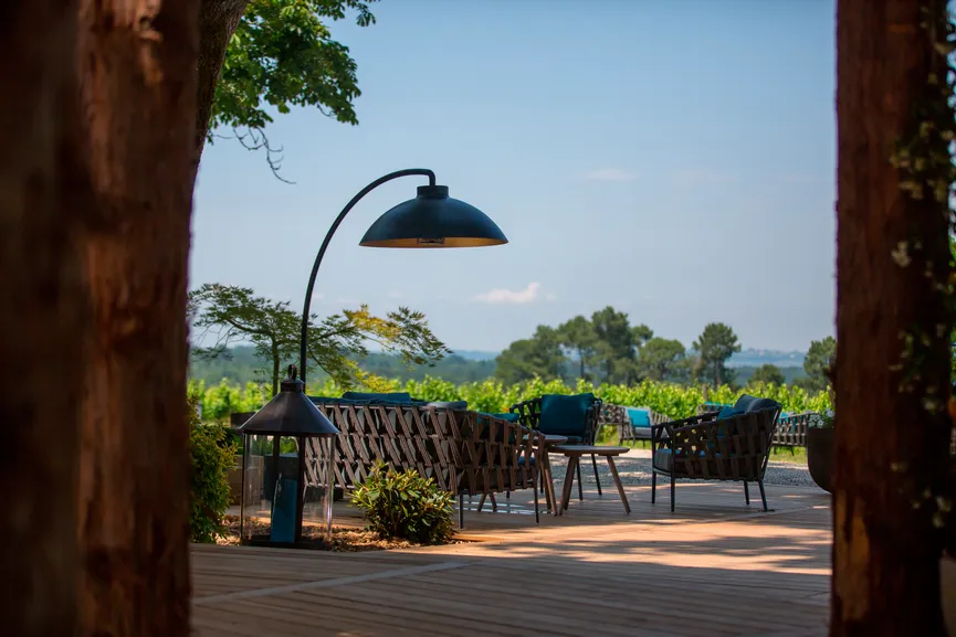 Heizstrahler Bogenleuchte detail