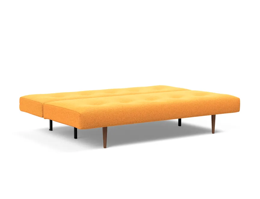 Sofa dunkles Holz detail