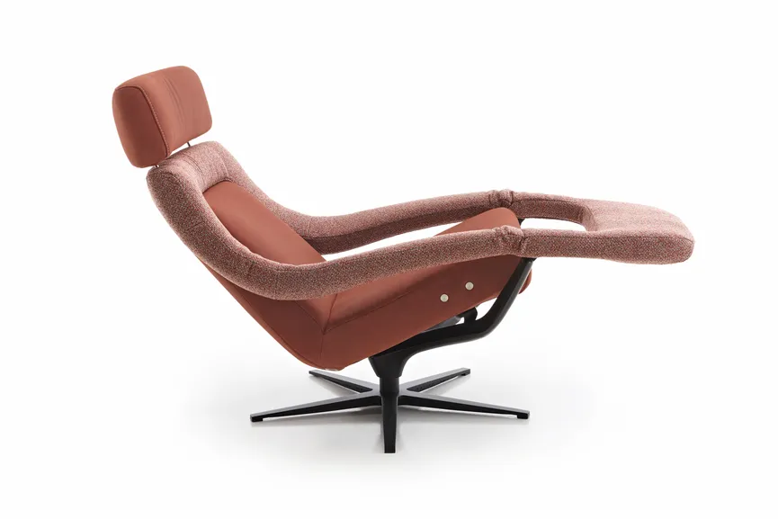 Sessel Yoko-3 DK schwarz detail