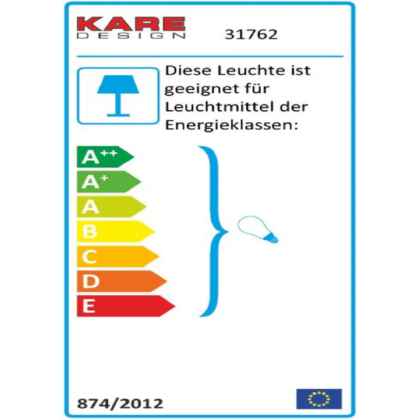 Tischleuchte "Nature" energielabel