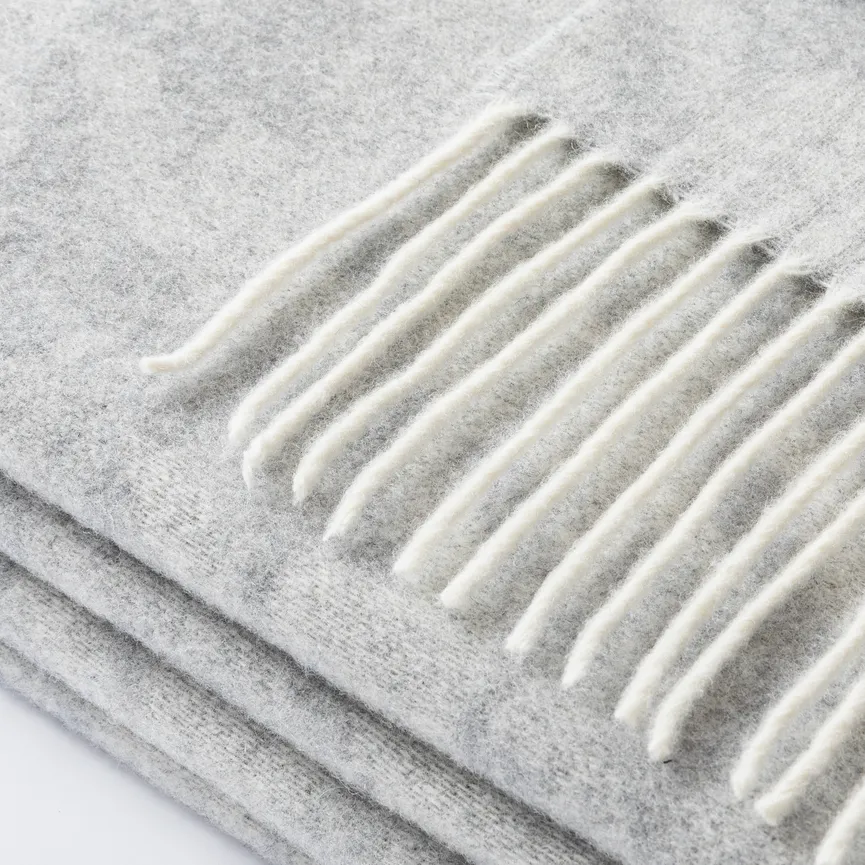 Plaid Merino Wolle/Cashmere detail