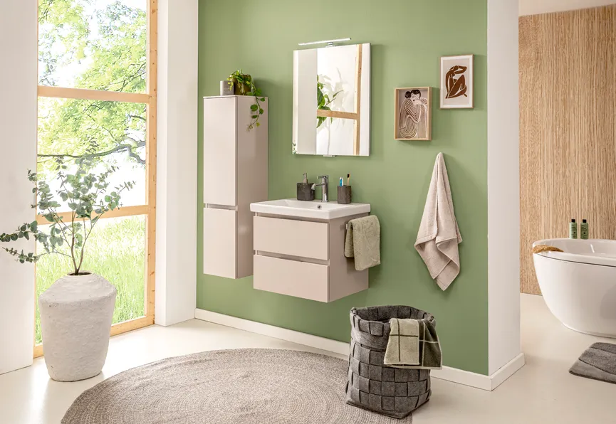 *Waschtischkombination 60cm milieu