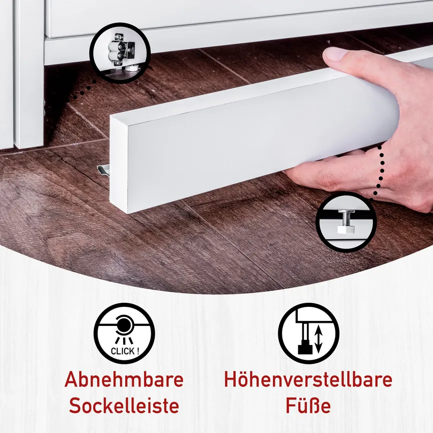 Haushaltsschrank detail
