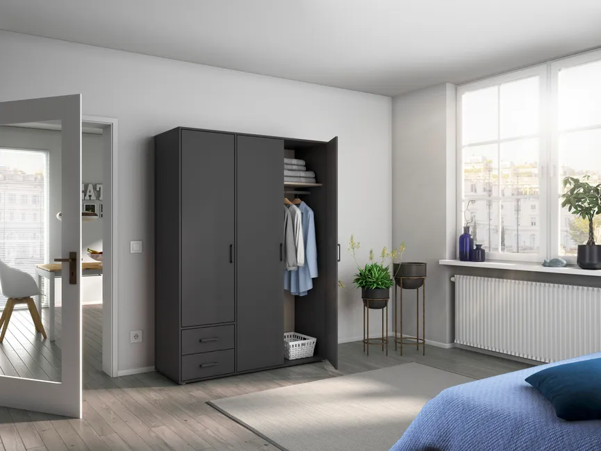Drehtürenschrank 3-trg. milieu