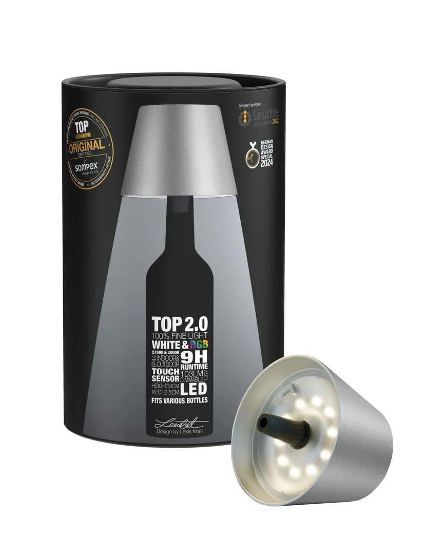Flaschenleuchte "Top 2.0" detail