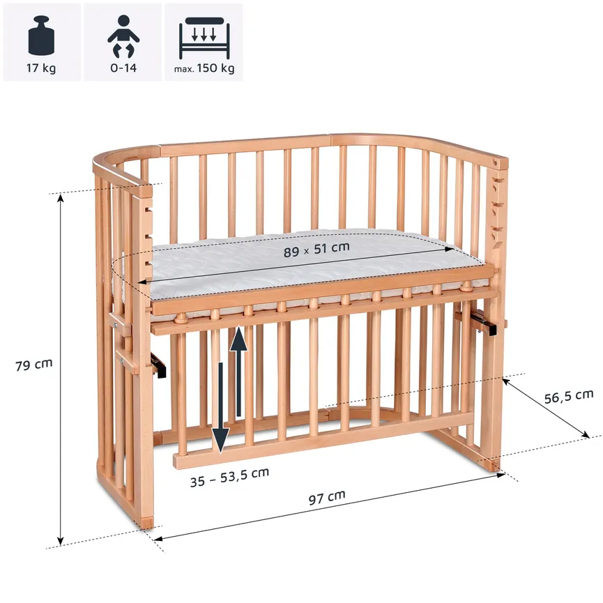 Beistellbett Maxi Comfort Plus detail