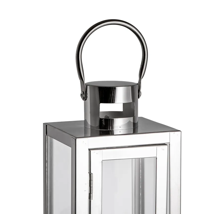 Laterne S silber detail