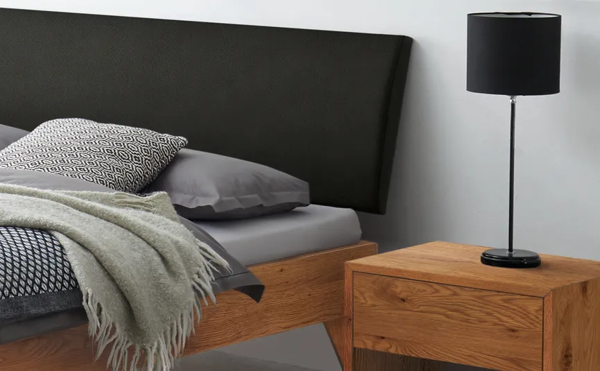 Massivholzbett 90x200 cm detail