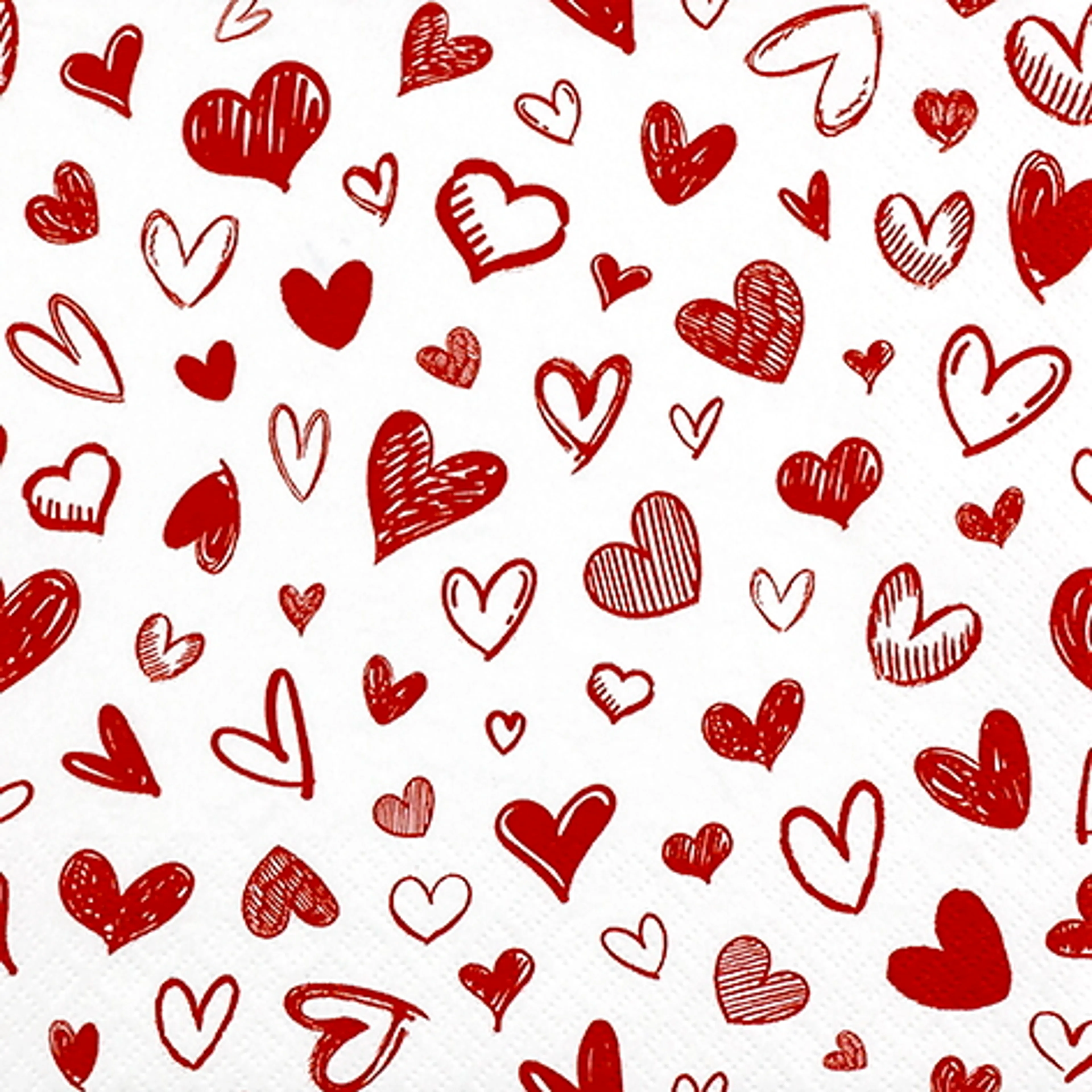 Serviette Hearts allover 20tlg.
