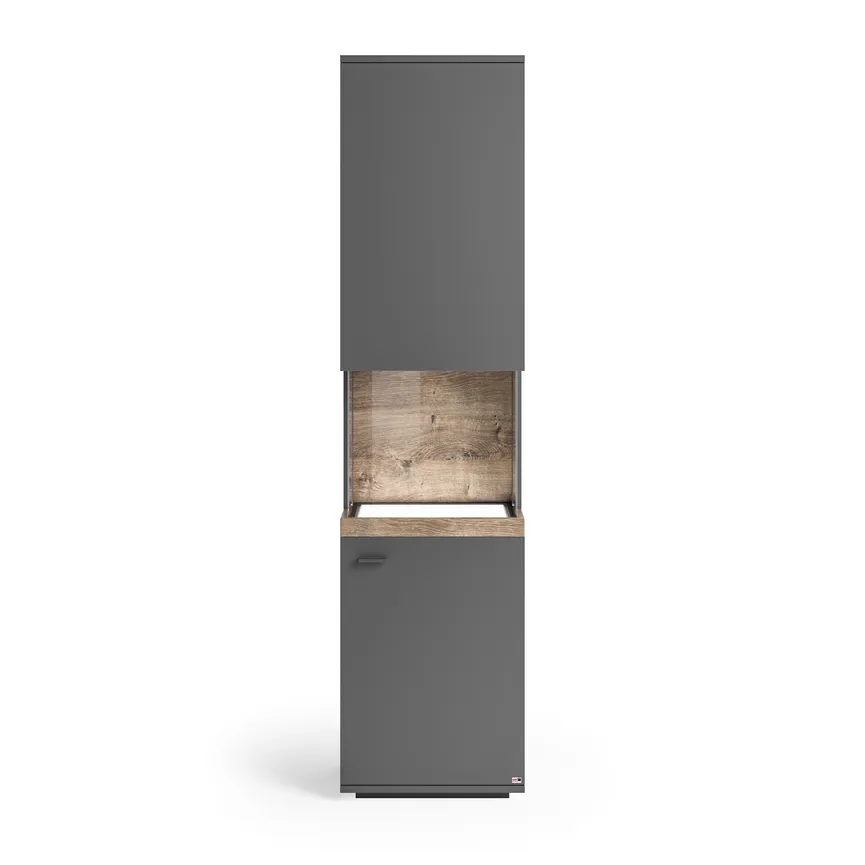 Vitrine 1-trg. rechts, milieu