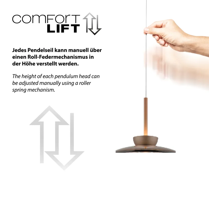 Pendelleuchte "PURE-Moon" detail